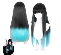 Personajes de anime Tokitou Muichirou interpreta pelucas - para niñas y niños halloween, cómics y congresos de anime, fiestas de rol de carnaval