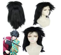 Personajes de anime Tomioka Giyuu interpreta pelucas - para niñas y niños halloween, cómics y congresos de anime, fiestas de rol de carnaval