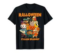Personajes italianos Brainrot Temas Halloween Fiesta de disfraces Camiseta