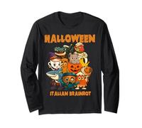 Personajes italianos Brainrot Temas Halloween Fiesta de disfraces Manga Larga