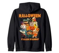 Personajes Italianos Brainrot Temas Halloween Fiesta de Disfraces Sudadera con Capucha