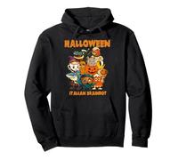 Personajes Italianos Brainrot Temas Halloween Fiesta de Disfraces Sudadera con Capucha
