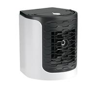 Personal Air Conditioner Fan, Rechargeable Portable Cooling Unit with Night Light and Water Tank, Compact Space Cooler for Bedroom Desktop Kitchen Beach Camping Travel or Outdoor Summer Use