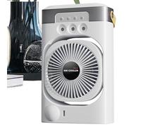 Personal Air Conditioner, Mesa Air Circulator con 3 velocidades, 7-Color Night Light, Quiet Desk Humidifier for Offices, Home, and Cubicle Accessories, 10,24 x 6,3 pulgadas, 760 g