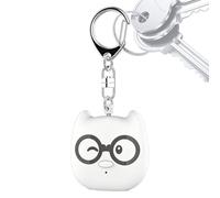 Personal Alarm Keychain | 4.7x4.3x2.3cm High Decibel Security Alarm ABS Rechargeable 60mAh Outdoor Safety Device for Women Kids Portable Emerğency Siren Light 6H 40Min Alert!