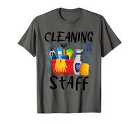 Personal de limpieza Limpieza Equipo de limpieza Orgulloso Escuadrón de ama de llaves Camiseta