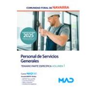 Personal De Servicios Generales De La Administración De La Comunidad Foral De Navarra. Temario Parte Específica