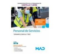 Personal De Servicios. Temario Común Y Test Comunidad Autónoma De Cast