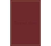 Personal Diary: For Teen Girls, Women, Friends & Family | Aesthetic 6x9 Lined Journal with Page Numbers & Date Section | Red Cover