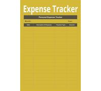Personal Expense Tracker Notebook: Budget Planner for Smart Money Management - Yellow Edition