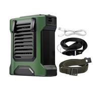 Personal Fan, 4-Speed Wind Blower, Travel Fan with Flashlight, Built-in Power Bank, Compact Cooling Device, for Camping, Work, Summer Hiking, Gym, Beach, Desk, Fishing