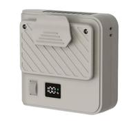 Personal Fan - Adjustable Speeds Cooling Supplies | Wearable Belt For Summer Camping Hiking Fishing Work Sports Gym Exercise Running Walking Concerts Gardening, Waist Clip Portable Air Fan Set