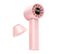 Personal Fan, Handheld 5 Speeds Fans, Air Blower with Digital Display