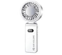 Personal Fan, Rechargeable Foldable Cooling Gadgets with LED Display