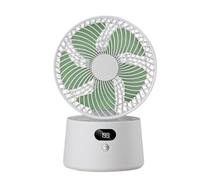 Personal Fan | Wide Angle Rechargeable Desk Fan | Portable USB Cooling Fans | Quiet Strong Airflow Adjustable Desktop Air Circulator Compact Lightweight Cooling Device for Bedroom Living Room Office B