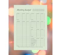 Personal Finance Budget Planner: Achieve Your Financial Goals with this All-in-One Monthly Budget Management Workbook | 8”x10” with 122 Pages