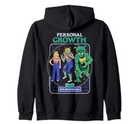 Personal Growth Alien Sarcastic Retro Funny Adult Humor Sudadera con Capucha