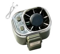 Personal Handheld Fan, Clip on Blower, 2.6x2.17x2.76 Inches Compact Blower with Digital Feature, Wearable Air Circulator, Travel Gear with Lightweight Build, Home Office School for Desk Commuting