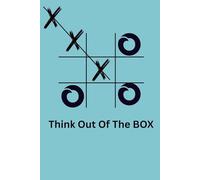 Personal Journal, 120 Pages, 6 x 9 inches, X O game grid, Think Out Of BOX. Best for writing daily notes.