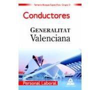 Personal laboral de la generalitat valenciana. (grupo d). Conductores. Temario bloque específico