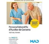 Personal Laboral Fix D Auxiliar De Geriatria De La Generalitat De Cata