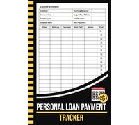 Personal Loan Payment Tracker: Mortgage, Car, and Debt Payoff Planner for Financial Freedom | Personal Loan Payment Log Book
