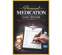 Personal Medication Log Book: Daily Medicine Tracker & Prescription Record Journal for Adults, Seniors & Caregivers - Medication Schedule, Dosage Log, Notes & Doctor Visit Checklist