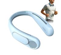 Personal Neck Fan Bladeless 3 Speeds USB Rechargeable Noiseless Portable Fa
