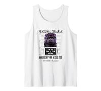 Personal Stalker Perro Affenpinscher I Will Follow You Camiseta sin Mangas