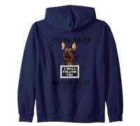 Personal Stalker Perro Hairless Terrier I Will Follow You Sudadera con Capucha
