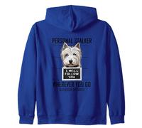Personal Stalker Perro Westy I Will Follow You Sudadera con Capucha