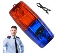 Personal Warning Lights | Night Riding Safety Lights | Waterproof Red Blue Flash Flashlight, Handy To Charge Cycling Safety Indicator Light, Flash Warning Lightts For Running