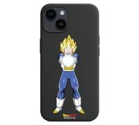 Personalaizer Carcasa Flexible de Color Negro Compatible para iPhone 15 con Vegeta