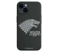 Personalaizer Carcasa Flexible Negra Compatible para iPhone 15 Winter is Coming