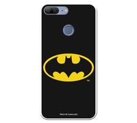 Personalaizer Funda Oficial Batman Compatible con Honor 9 Lite - Carcasa de Silicona TPU Flexible Transparente - Diseño Logo Clásico