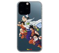 Personalaizer Funda Oficial Compatible con iPhone 13 Pro MAX con diseño de Dragon Ball Z Multipersonajes Goku Piccolo Krillin Ten Shin Han - Carcasa Silicona TPU Flexible Transparente