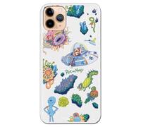Personalaizer Funda Oficial Rick y Morty Compatible con iPhone 11 Pro MAX - Carcasa de Silicona TPU Flexible Transparente - Diseño Ricktanical