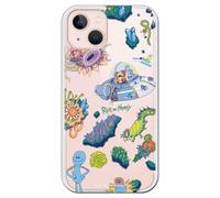Personalaizer Funda Oficial Rick y Morty Compatible con iPhone 15 - Carcasa de Silicona TPU Flexible Transparente - Diseño Ricktanical