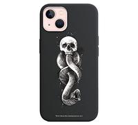 Personalaizer Funda Original Compatible con iPhone 13 Negro con un diseño de Harry Potter Dark Mark
