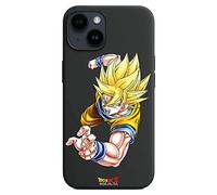 Personalaizer Funda Original Compatible con iPhone 14 Negrocon diseño de Dragon Ball Z Goku SS1 Special