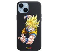 Personalaizer Funda Original Compatible con iPhone 14 Plus Negrocon diseño de Dragon Ball Z Goku SS1 Special