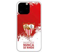 Personalaizer Funda Original Compatible con iPhone 14 Pro Maxcon diseño de Sevilla Dicen Que Nunca se Rinde Mancha roja SS18-19