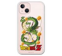 Personalaizer Funda Original Compatible con iPhone 15 - diseño Dragon Ball Z - Shenron y Bolas del Dragón - Carcasa Silicona TPU Transparente Flexible