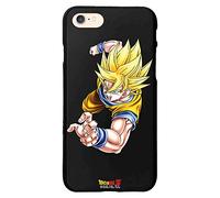 Personalaizer Funda Original Compatible con iPhone 7-8-SE 2020 - SE 3(2022) Negro con un diseño de Dragon Ball Z Goku SS1 Special