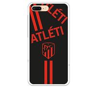 Personalaizer Funda Original Compatible con iPhone 7 Plus - iPhone 8 Plus - ATM Fondo Negro Escudo Monocromo 20-21