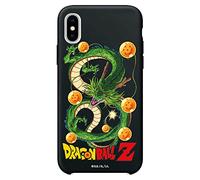 Personalaizer Funda Original Compatible con iPhone X-XS Negro con un diseño de Dragon Ball Z Shenron y Bolas