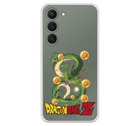 Personalaizer Funda Original Compatible con Samsung Galaxy S23 - diseño Dragon Ball Z - Shenron y Bolas del Dragón - Carcasa Silicona TPU Transparente Flexible
