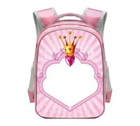 Personalice Su Imagen/Logo/Nombre Mochila Niños Bolsas Escolares para Kindergarten Niñas Lindo Libro Bolsa Mochilas Bebé Color8,16 Inches