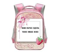 Personalice Su Imagen/Logo/Nombre Mochila Niños Bolsas Escolares para Kindergarten Niñas Lindo Libro Bolsa Mochilas Bebé Color6,13 Inches