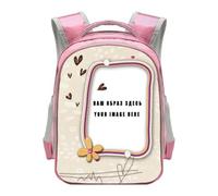 Personalice Su Imagen/Logo/Nombre Mochila Niños Bolsas Escolares para Kindergarten Niñas Lindo Libro Bolsa Mochilas Bebé Color2,16 Inches